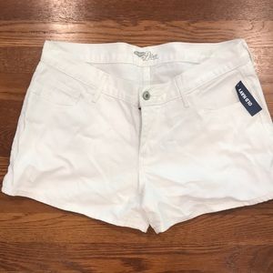 White Old Navy Jean Shorts